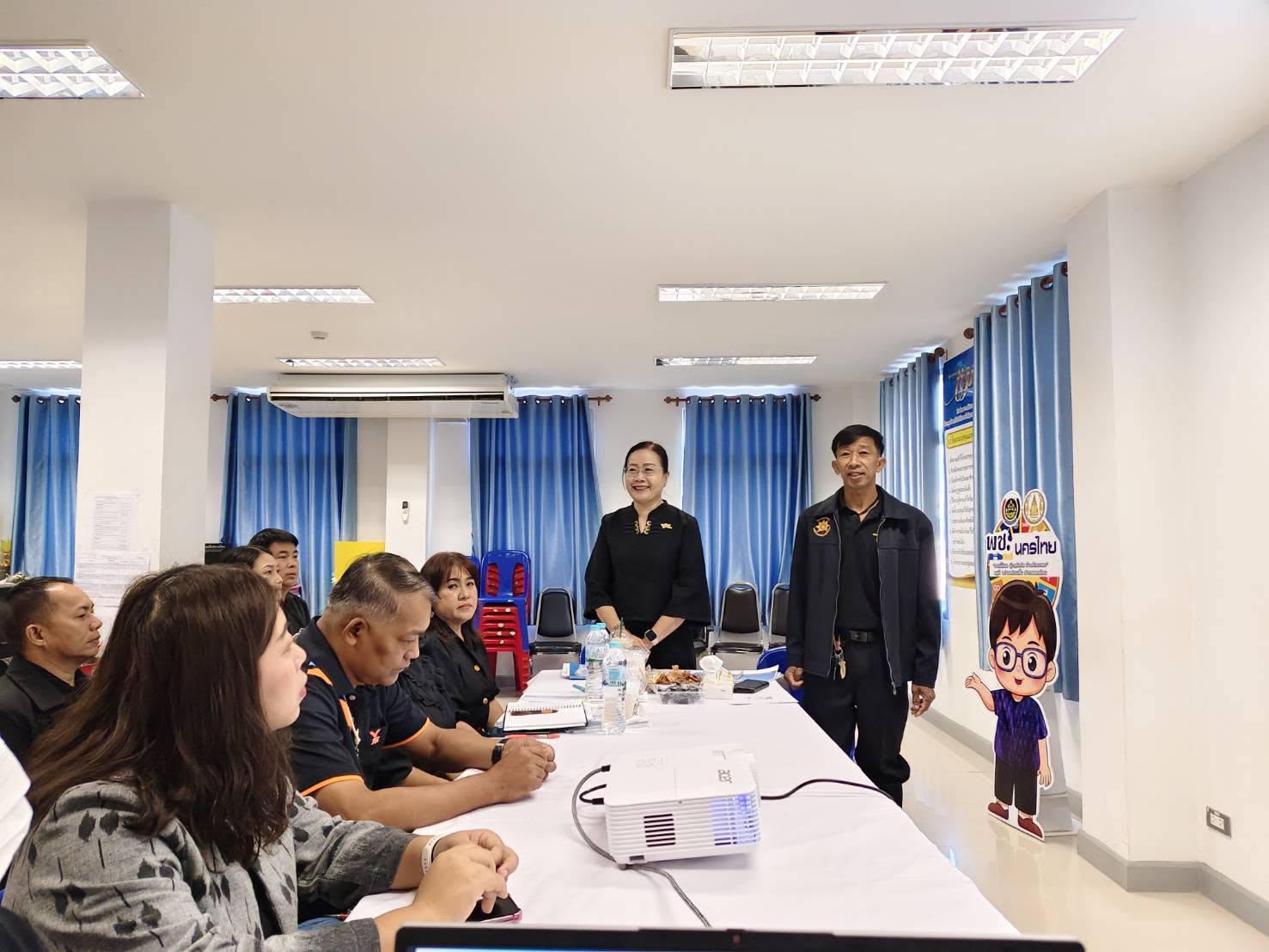 สพอ.นครไทย ร่วมประชุมติดตามและสรุปผลการขับเคลื่อนการดำเนินงาน ของวิทยากรกระบวนการกองทุนแม่ฯ (ครู ค) ในพื้นที่อำเภอนครไทย จังหวัดพิษณุโลก